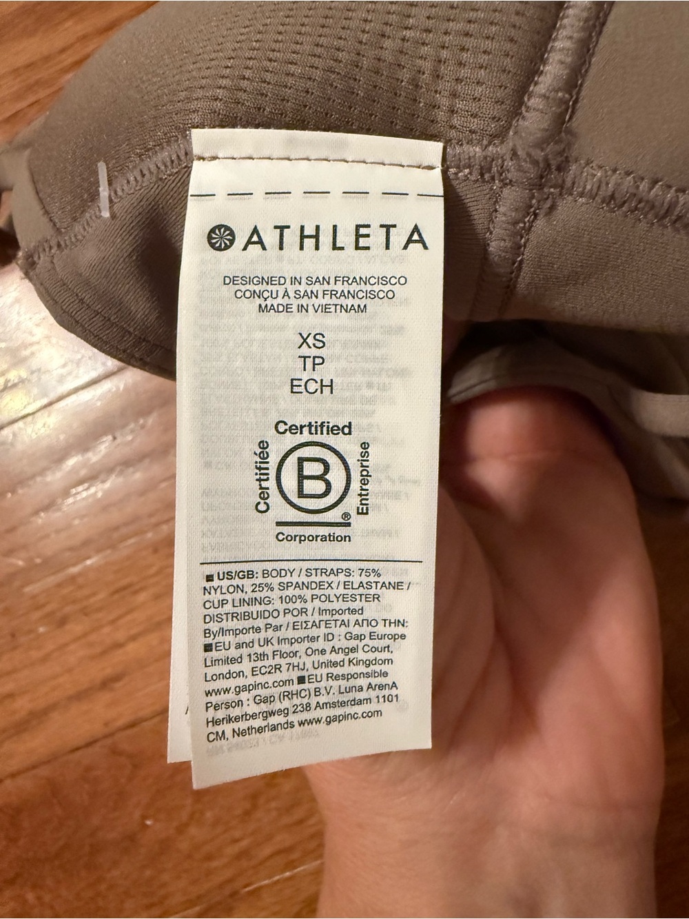 NWT Athleta Perfect Form Sports Women’s Bra A-C XS - Picture 5 of 10